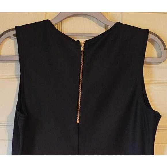 Nic and Nash Sz Med Classy Little Black Dress with elegant gold zipper in back - Picture 3 of 8